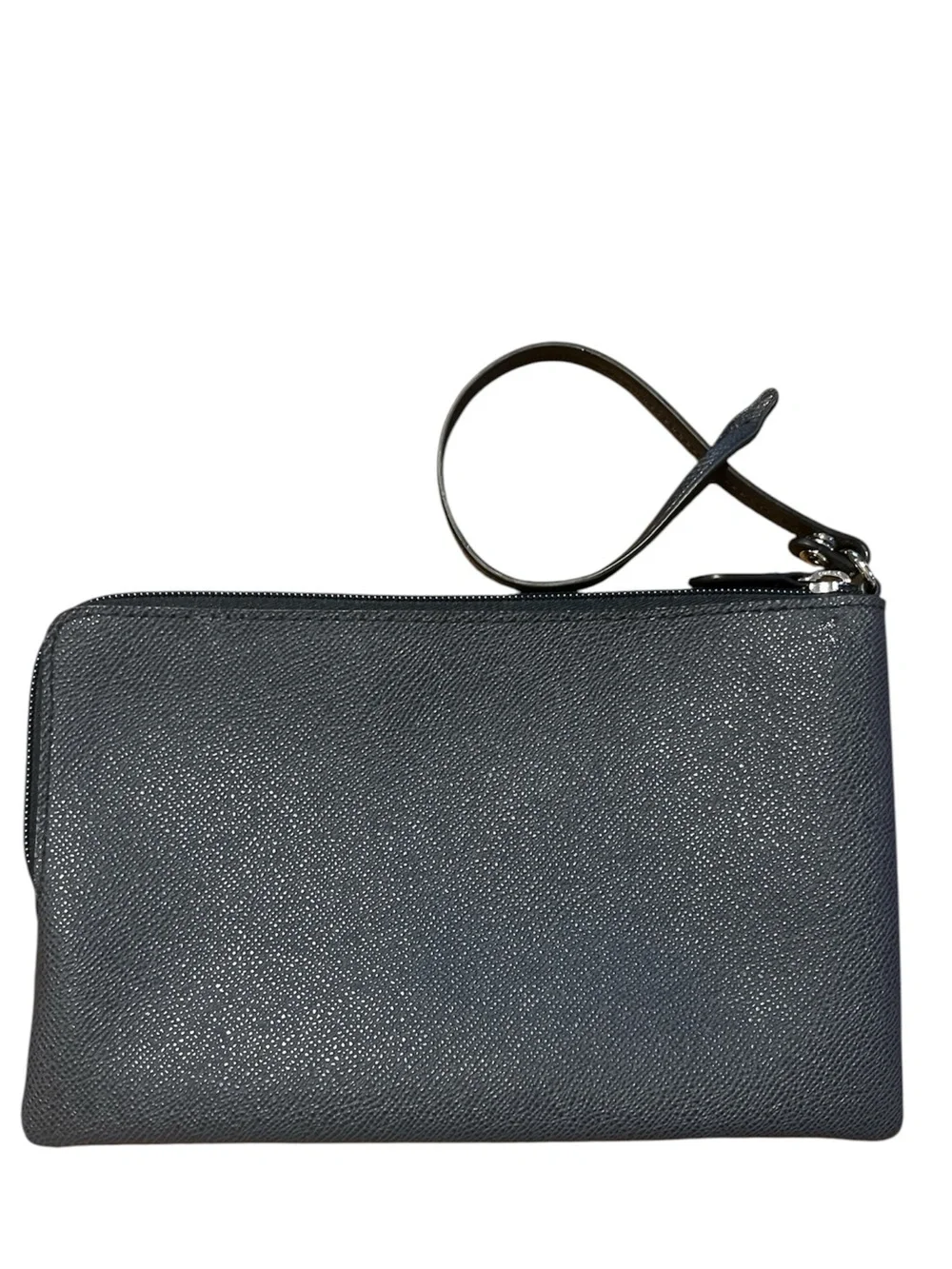 COACH Storypatch Navy Wristlet
